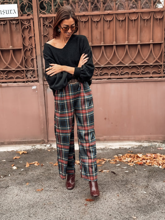 Pantalón tartán VELVET