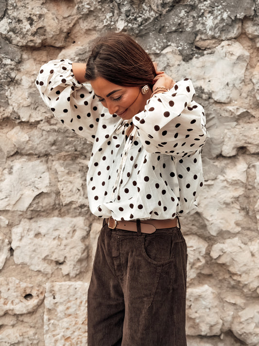 Camisa topos Catalina