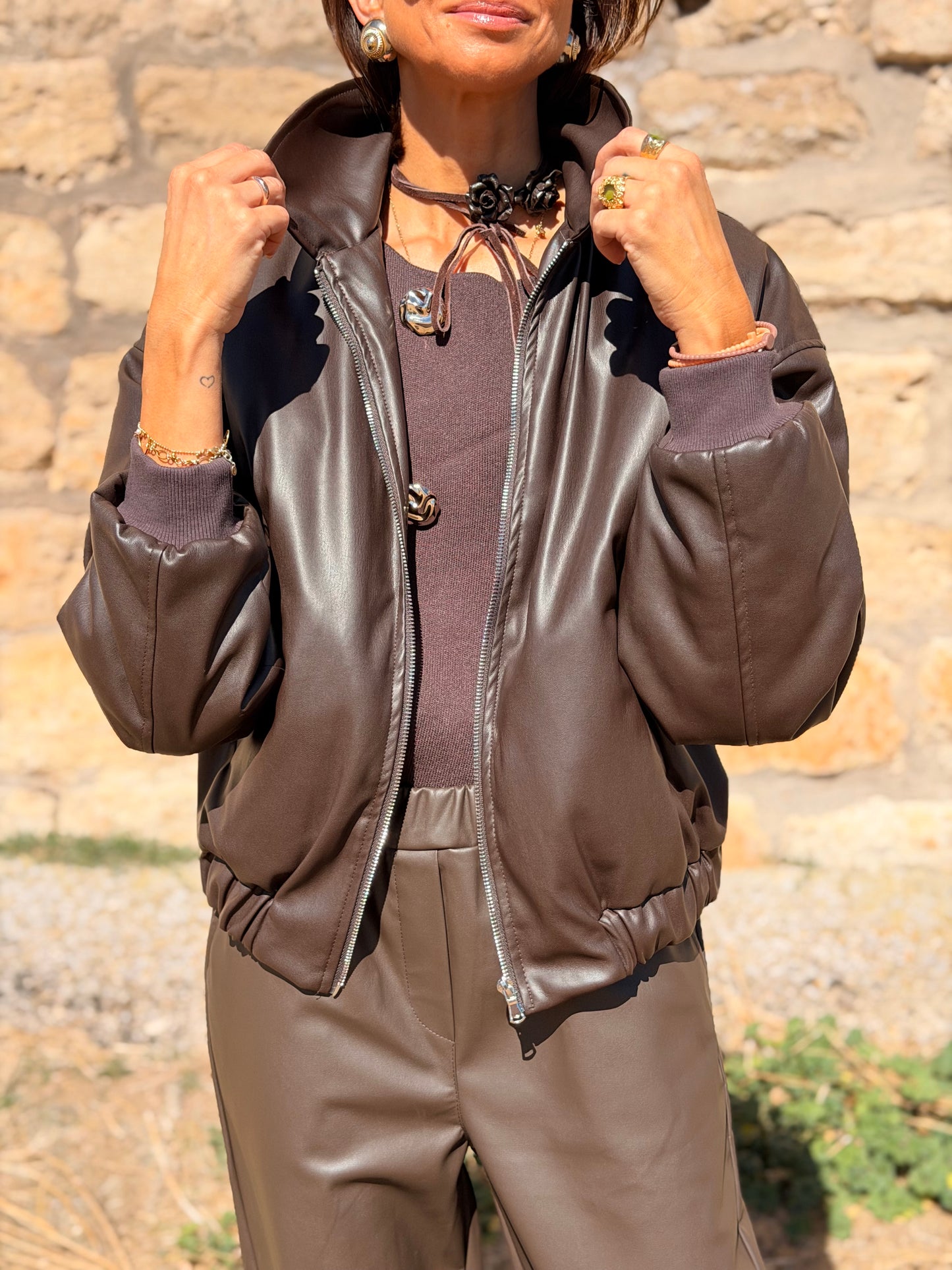 Chaqueta brownie