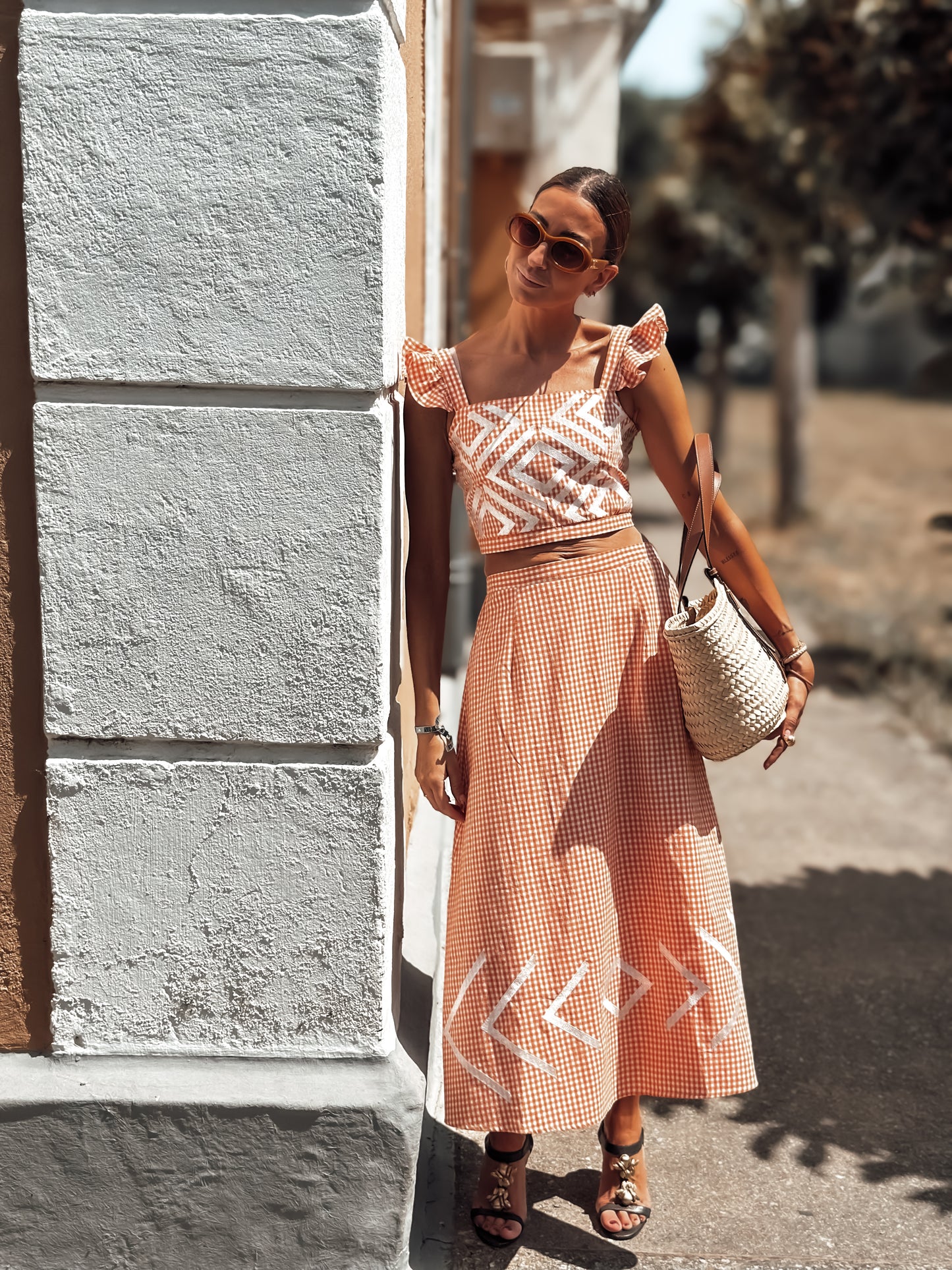 Conjunto Aperol/Rosè 🌸