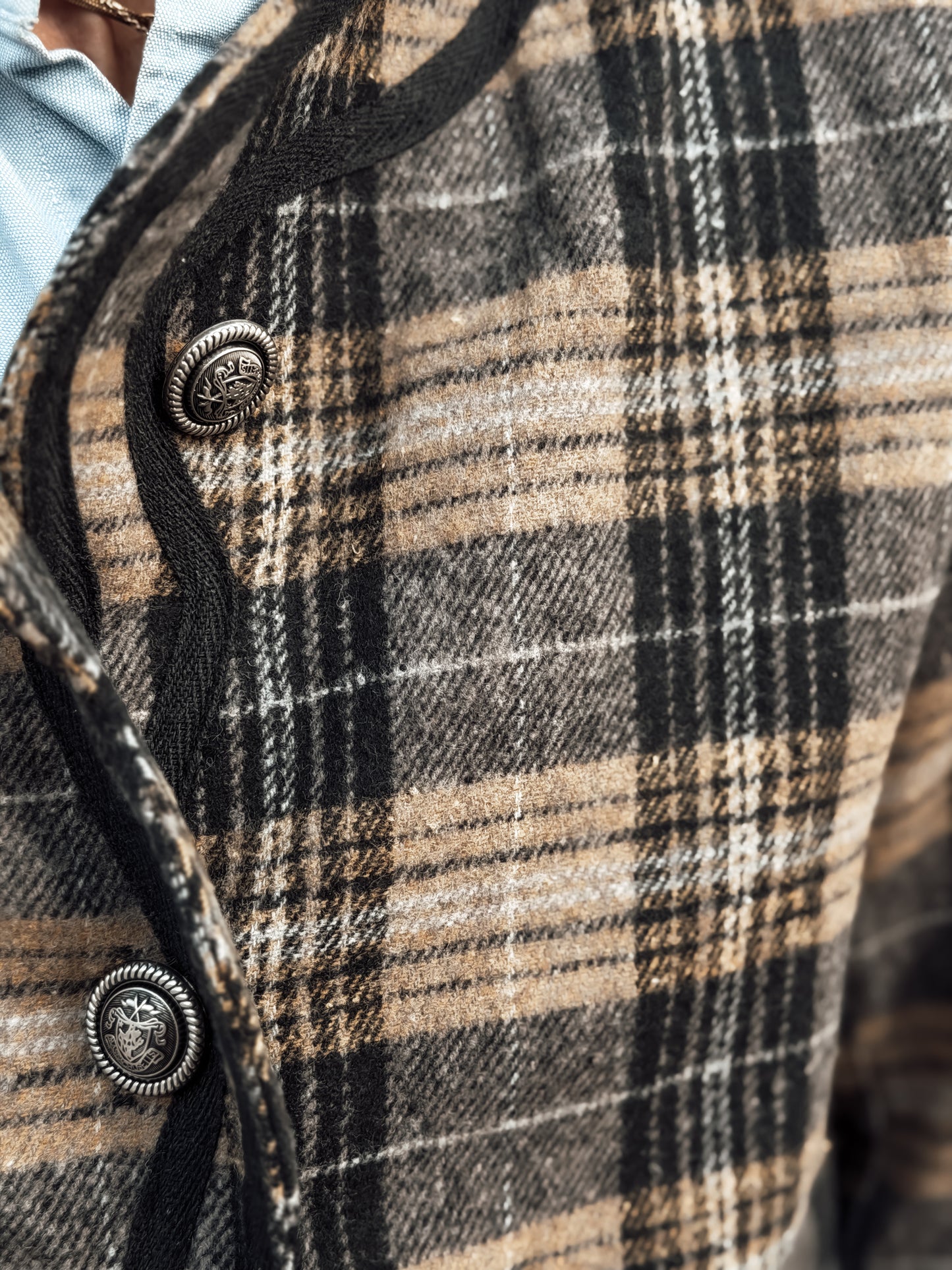 Chaqueta cuadros FRANCIA