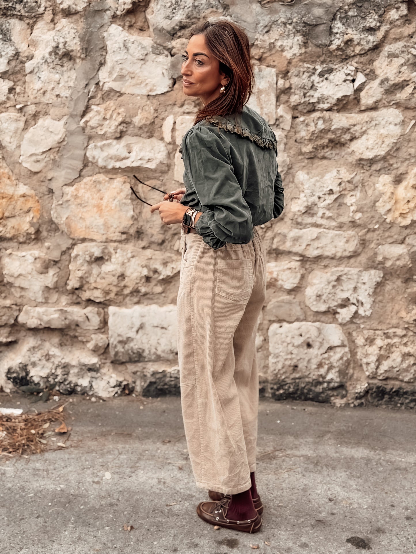 Pantalón ballon pana ADRIANA