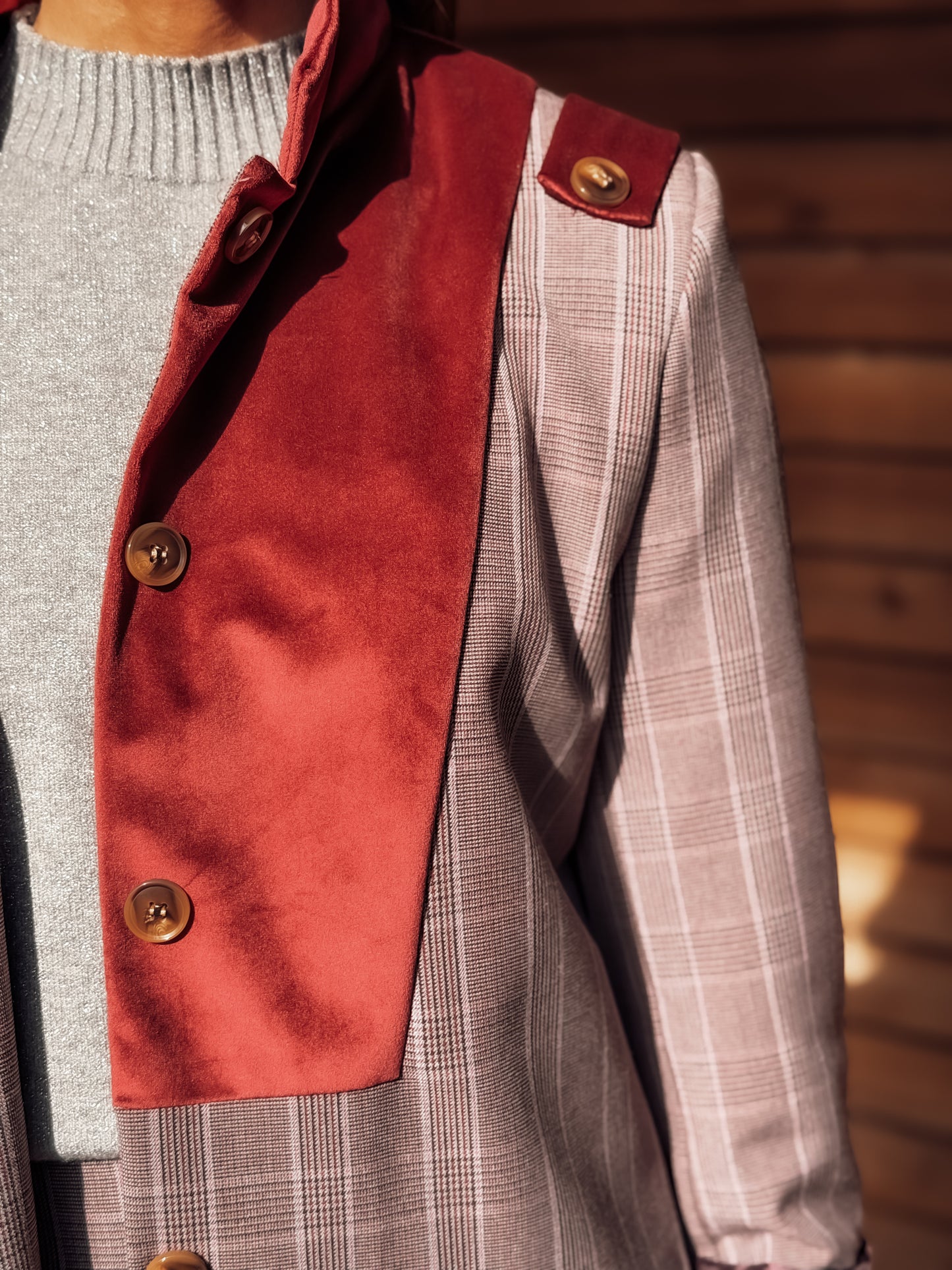 Blazer cuadros VICTORIA