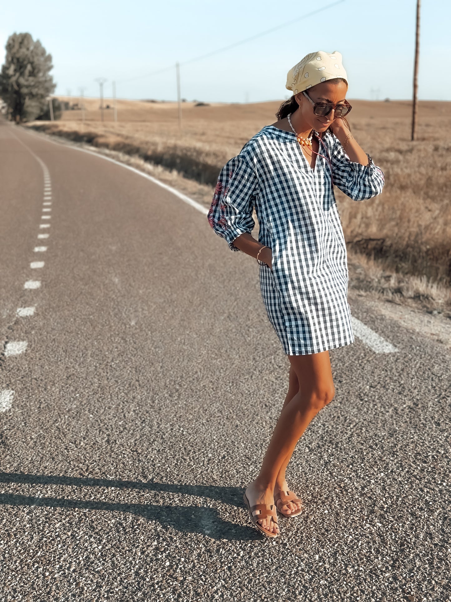 Vestido vichy le plage