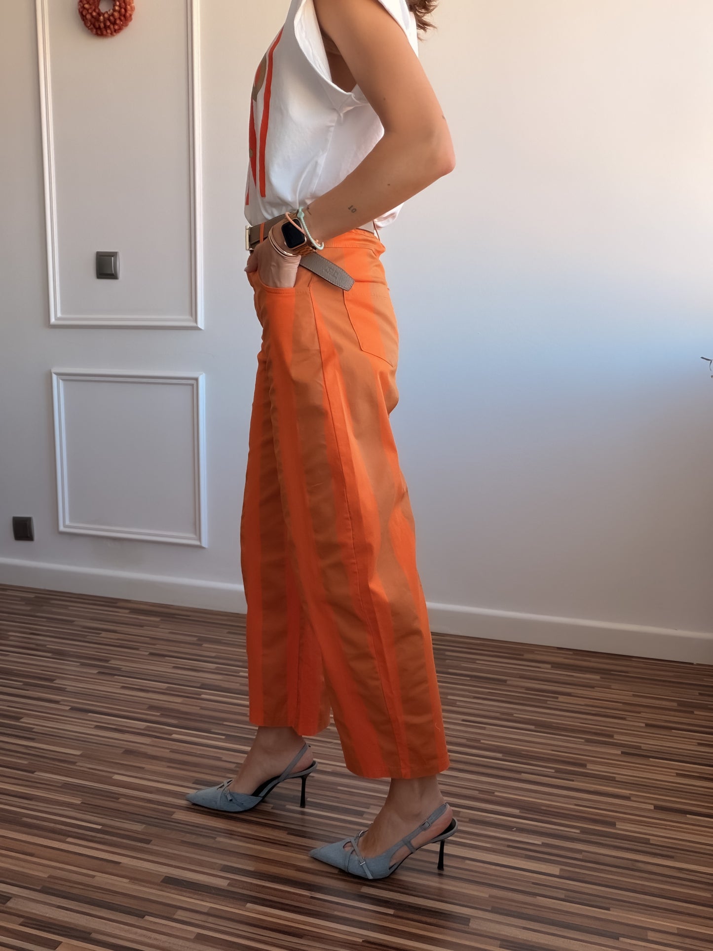 Pantalones balloon STRIPES