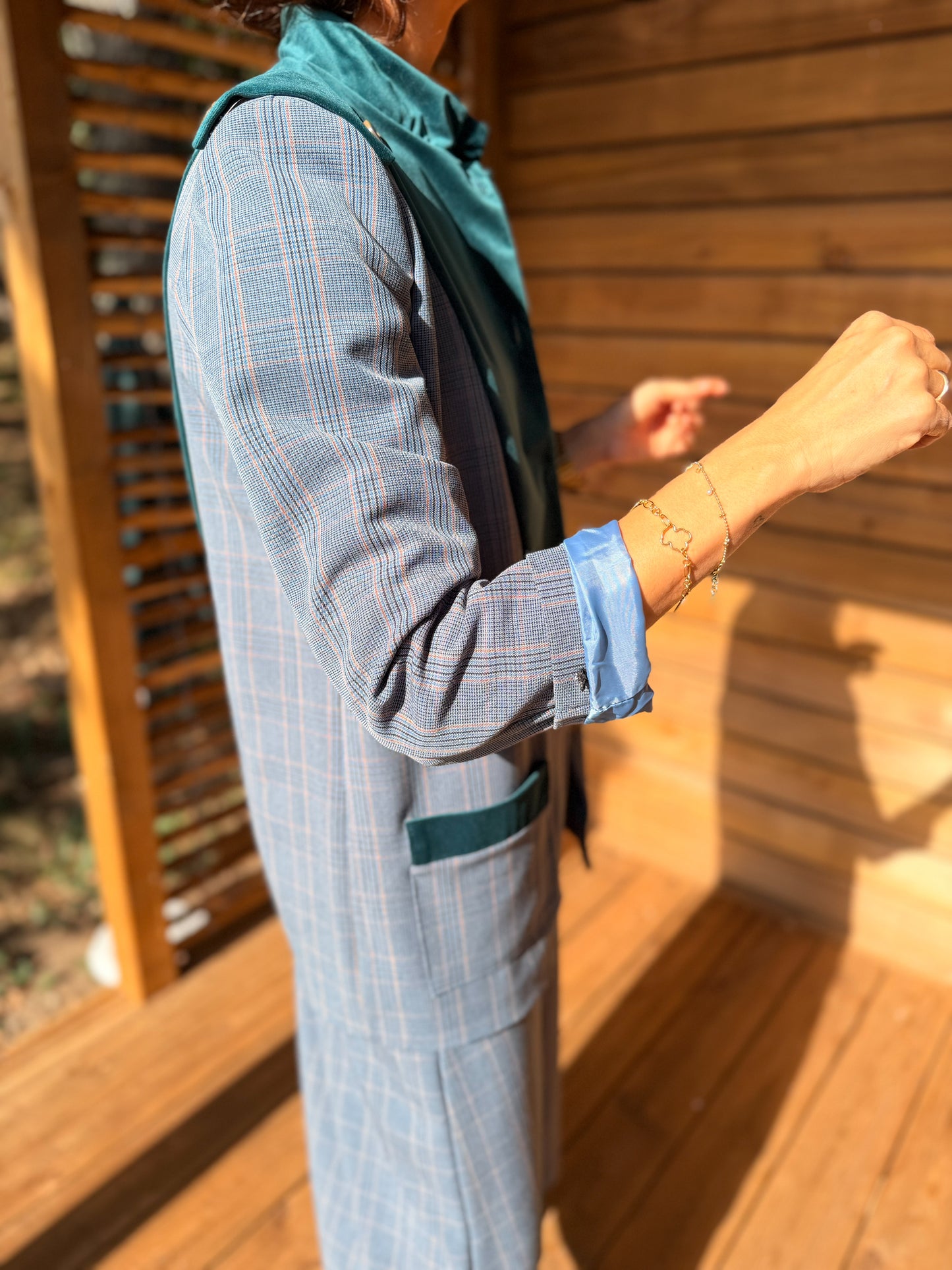 Blazer cuadros VICTORIA