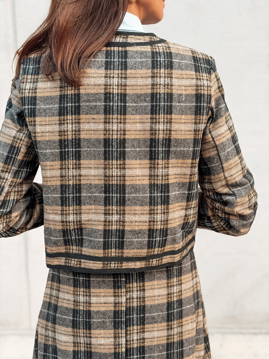 Chaqueta cuadros FRANCIA