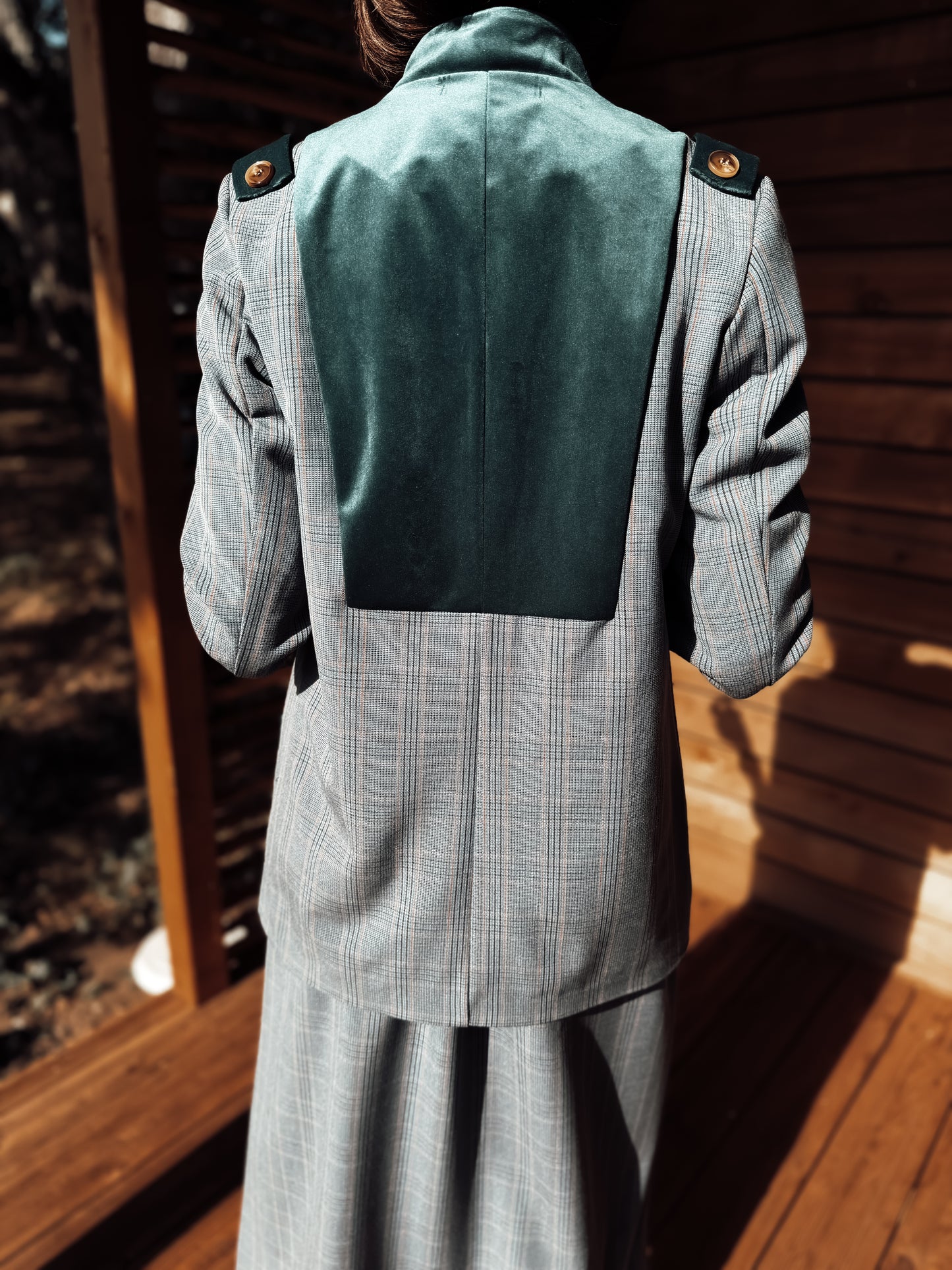 Blazer cuadros VICTORIA