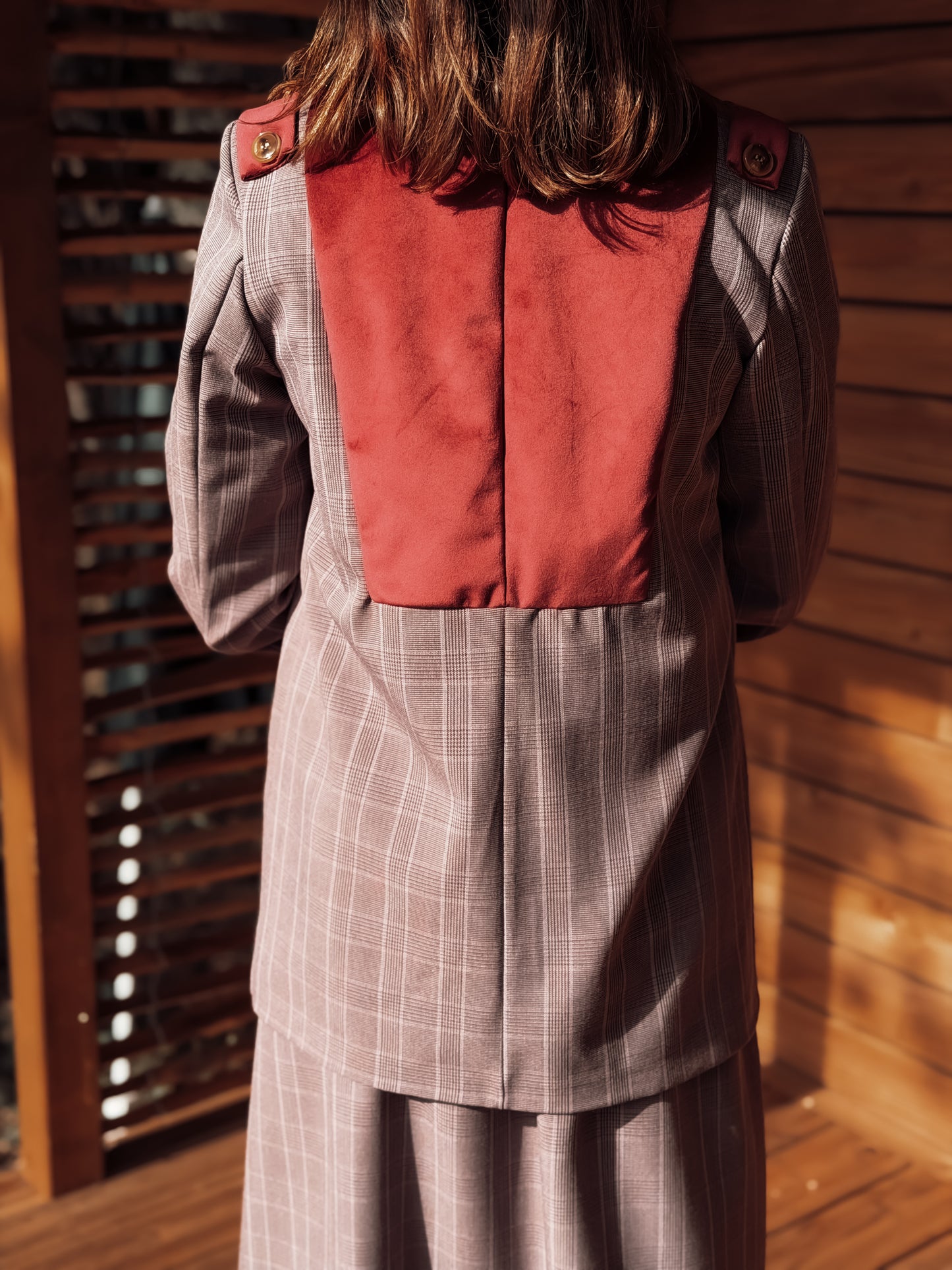 Blazer cuadros VICTORIA