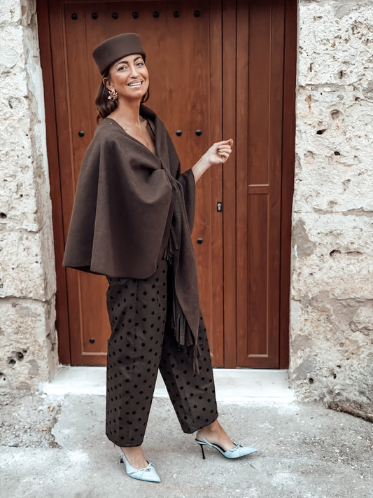 Poncho flecos Amazona