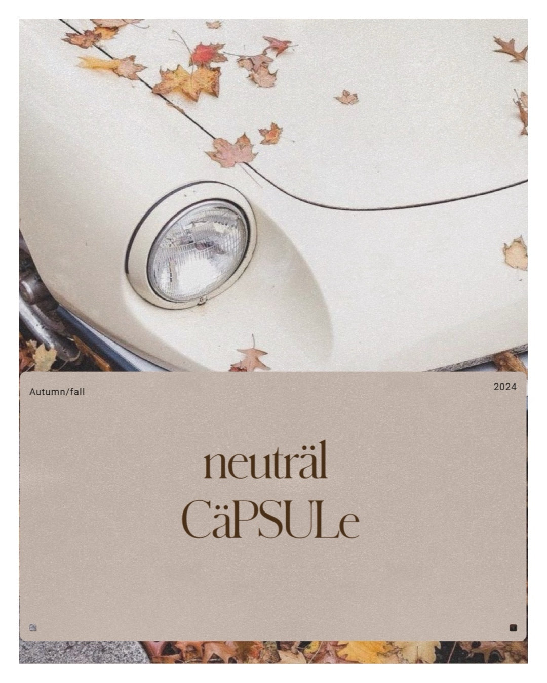 NEUTRÄL CAPSULE