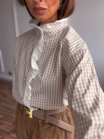 Camisa Vichy smoking