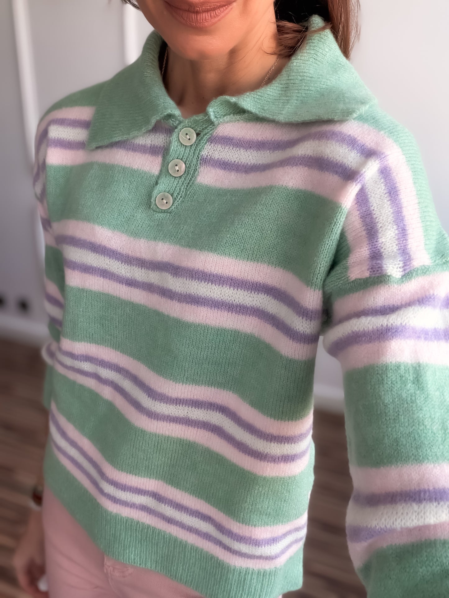 Polo rayas CASHMERE