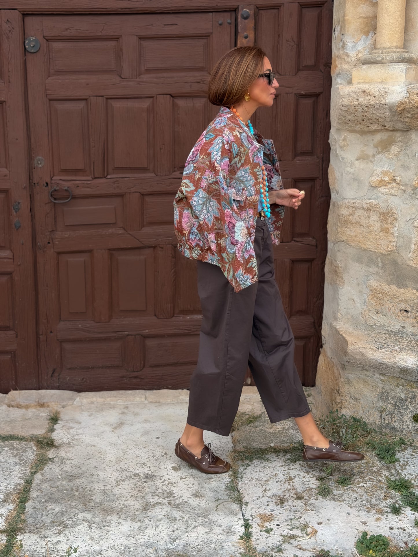 Bomber jacquard BLOOM
