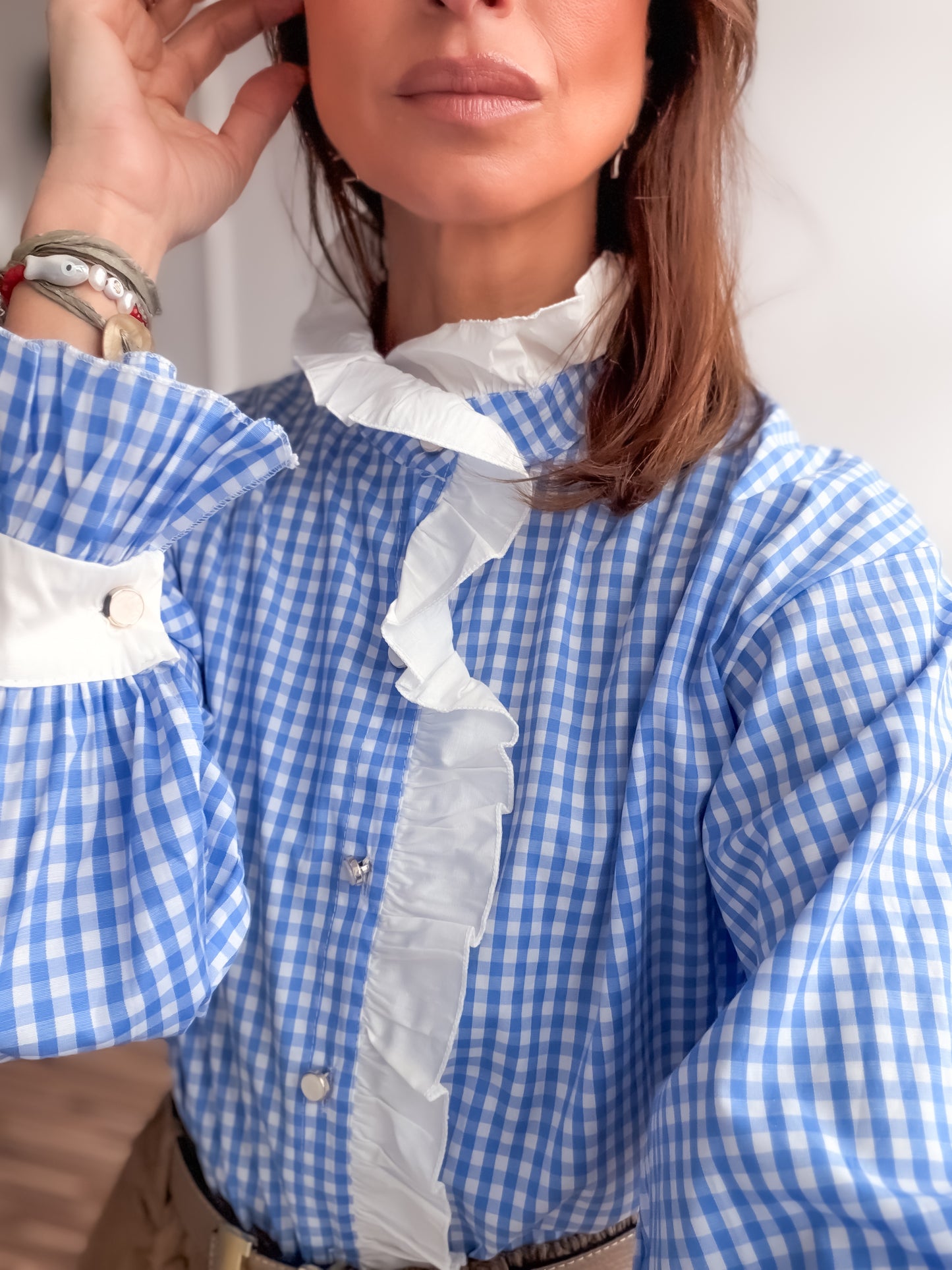 Camisa Vichy smoking