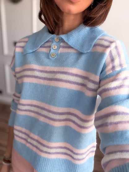 Polo rayas CASHMERE