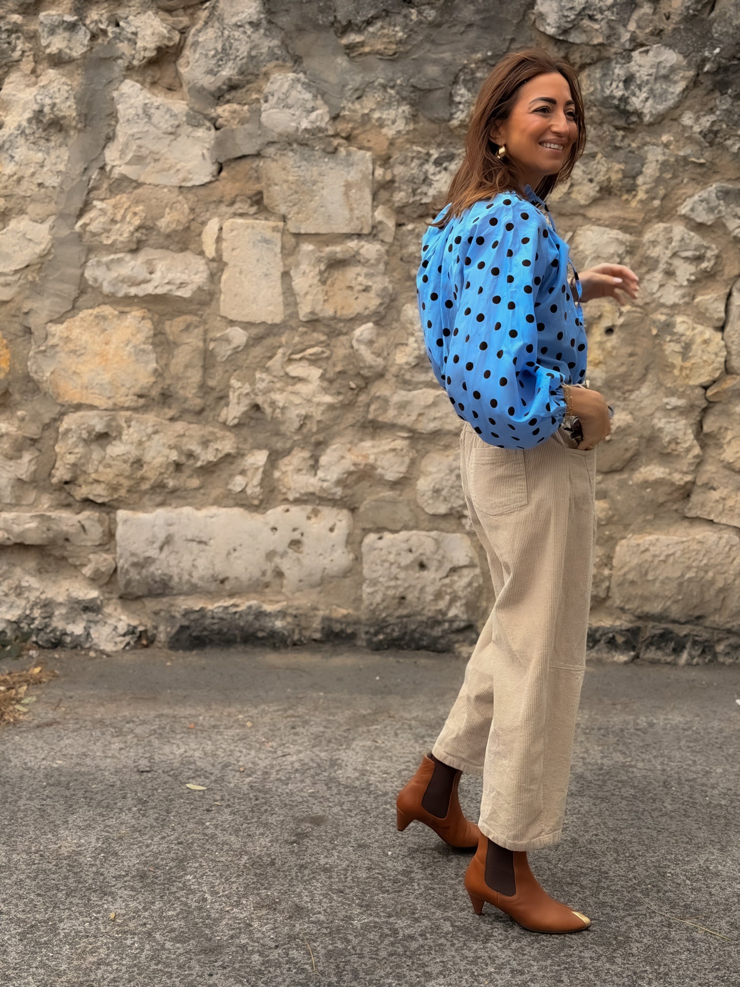 Camisa topos Catalina