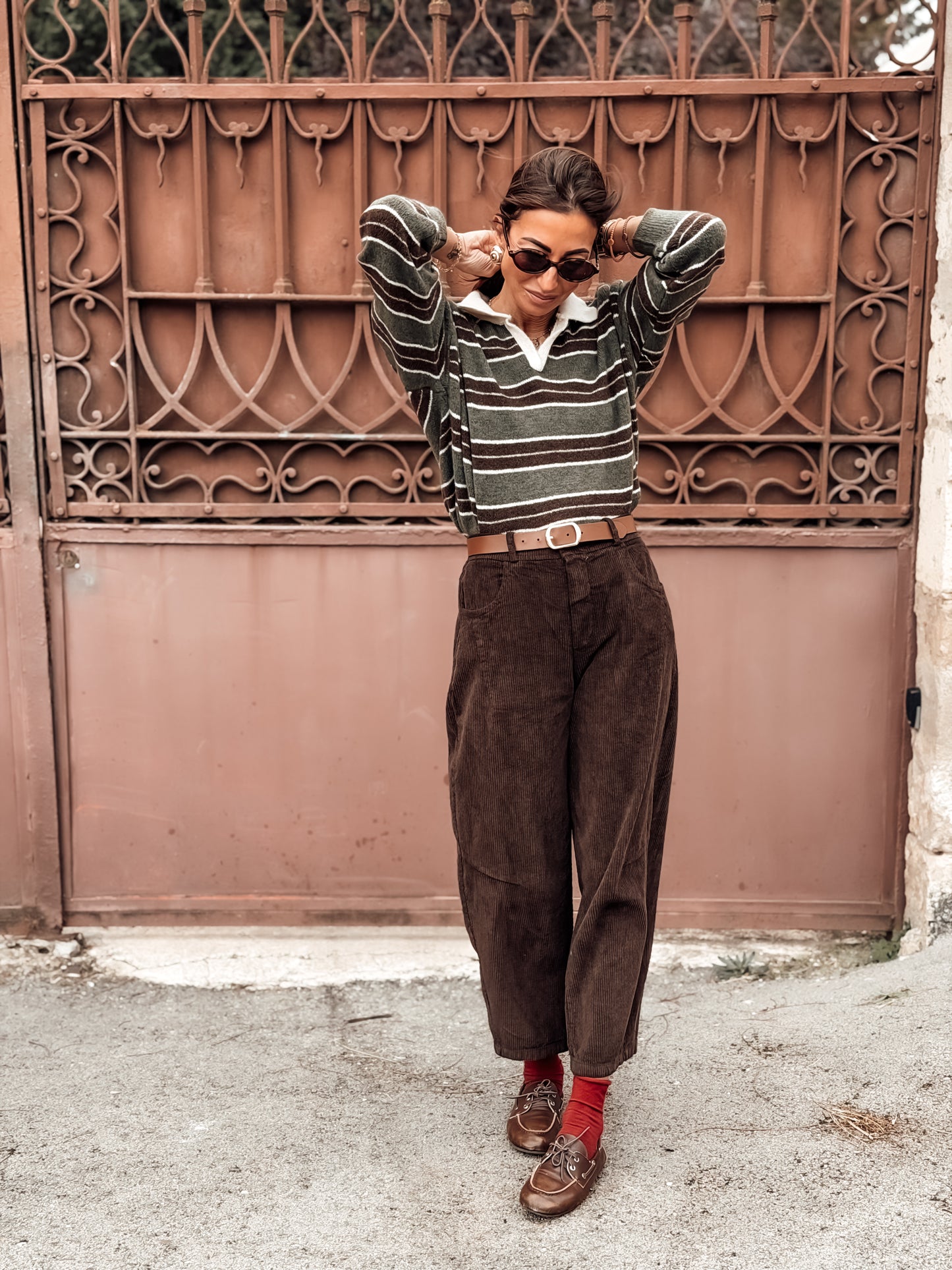 Pantalón ballon pana ADRIANA