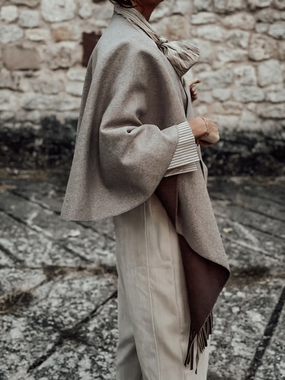 Poncho flecos Amazona