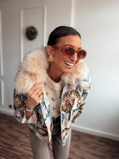 Cazadora jacquard GARDEN