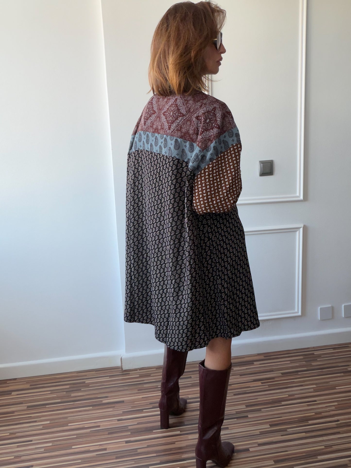 Vestido corto PAISLEY