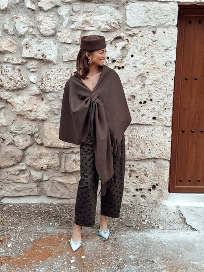 Poncho flecos Amazona