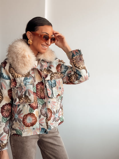 Cazadora jacquard GARDEN