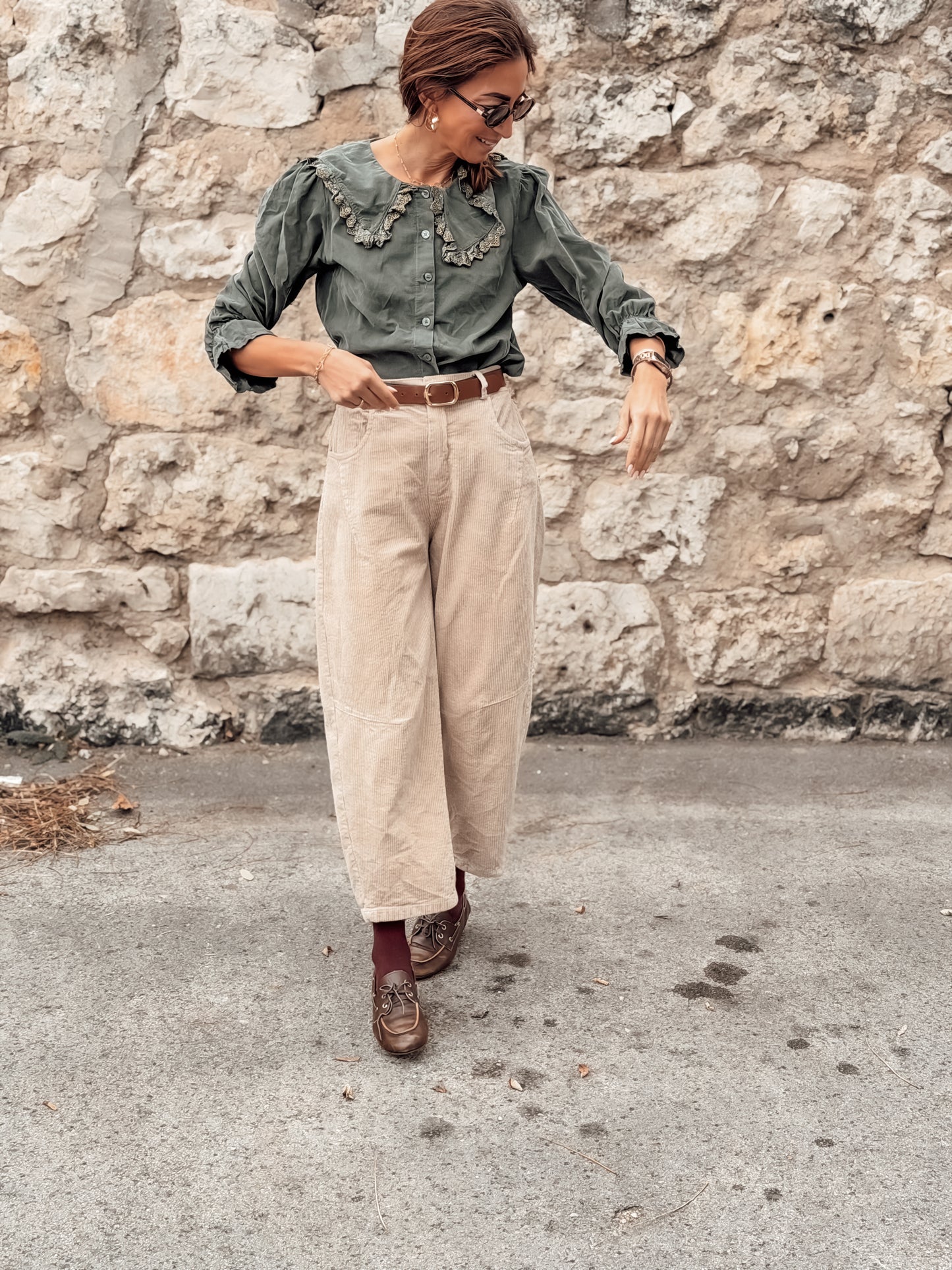 Pantalón ballon pana ADRIANA