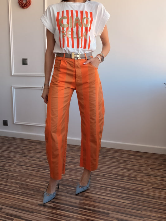Pantalones balloon STRIPES