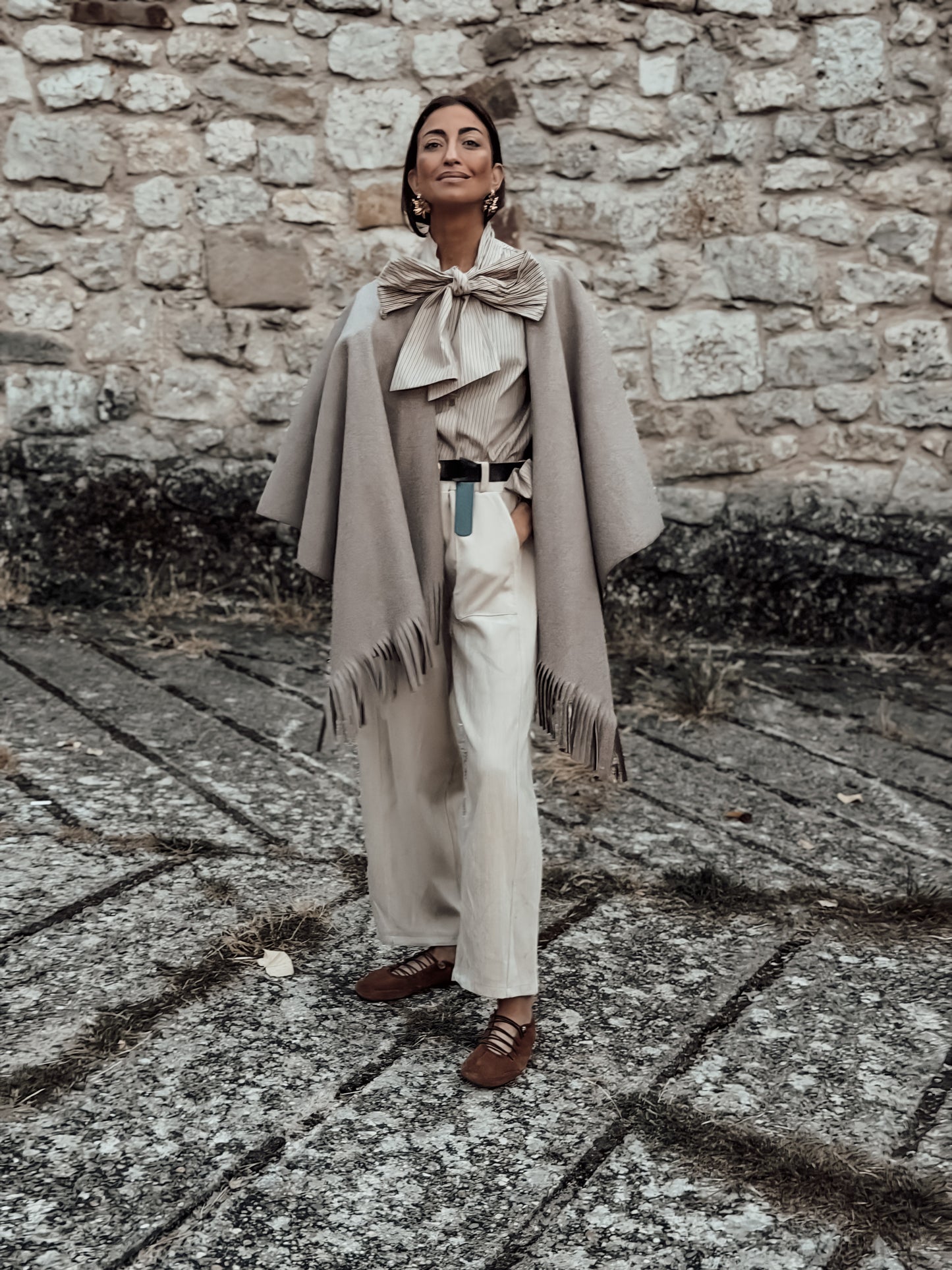 Poncho flecos Amazona