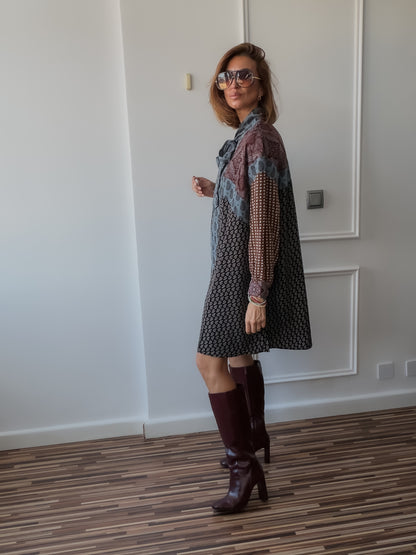 Vestido corto PAISLEY