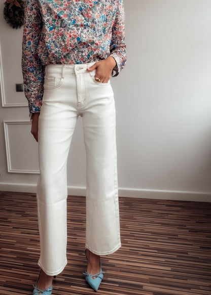 Pantalón vaquero blanco ITALIA