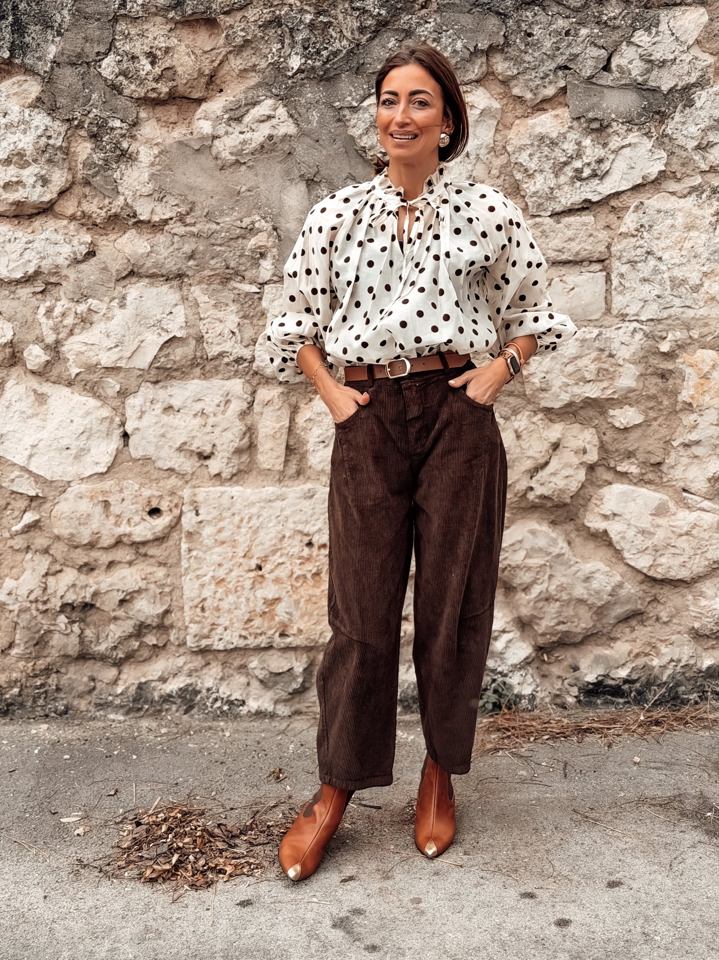 Camisa topos Catalina