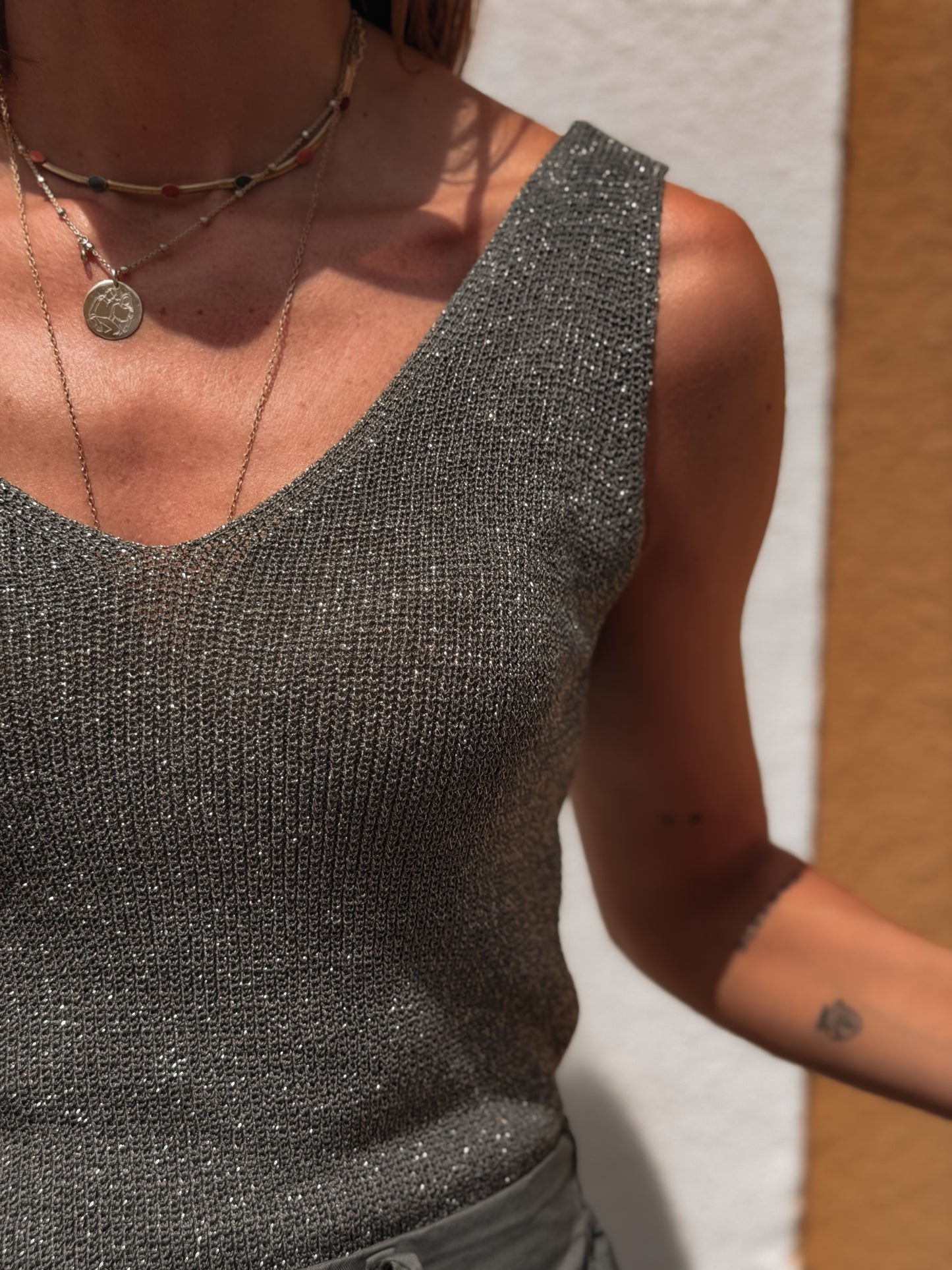 Top lurex Bosque