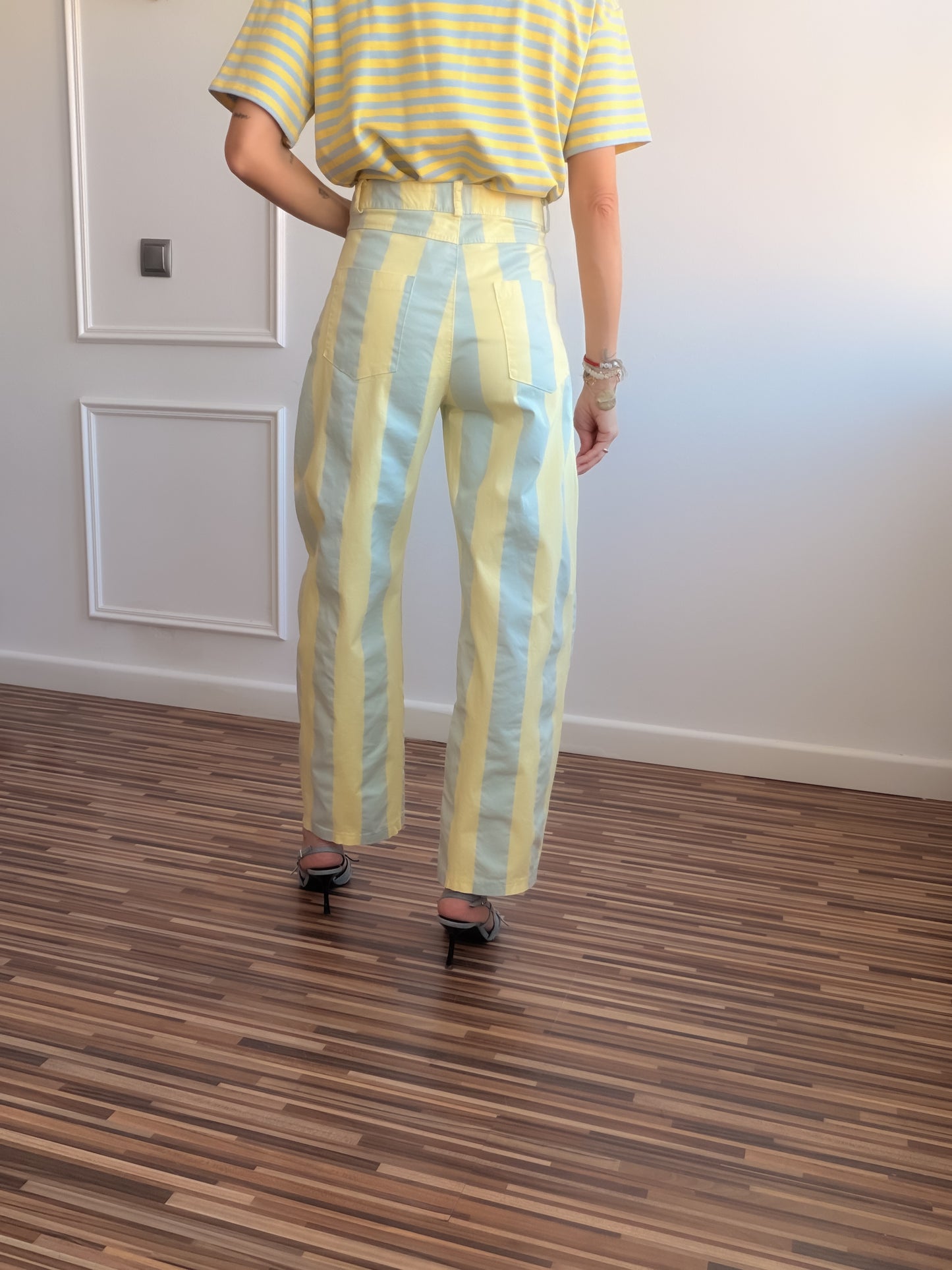 Pantalones balloon STRIPES