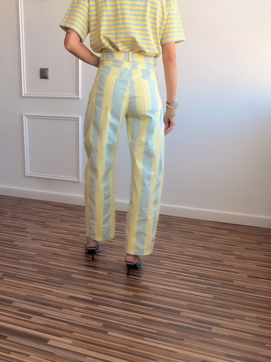 Pantalones balloon STRIPES