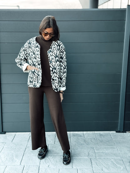 Chaqueta acolchada Étnica