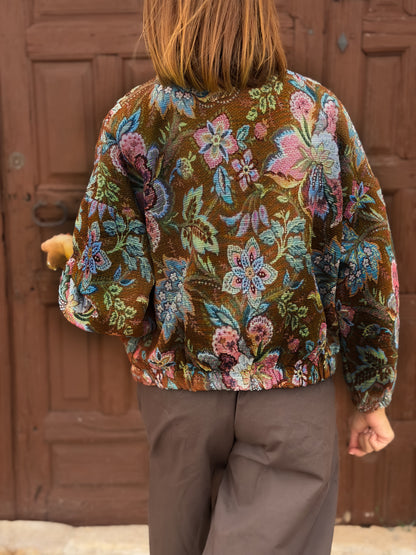 Bomber jacquard BLOOM