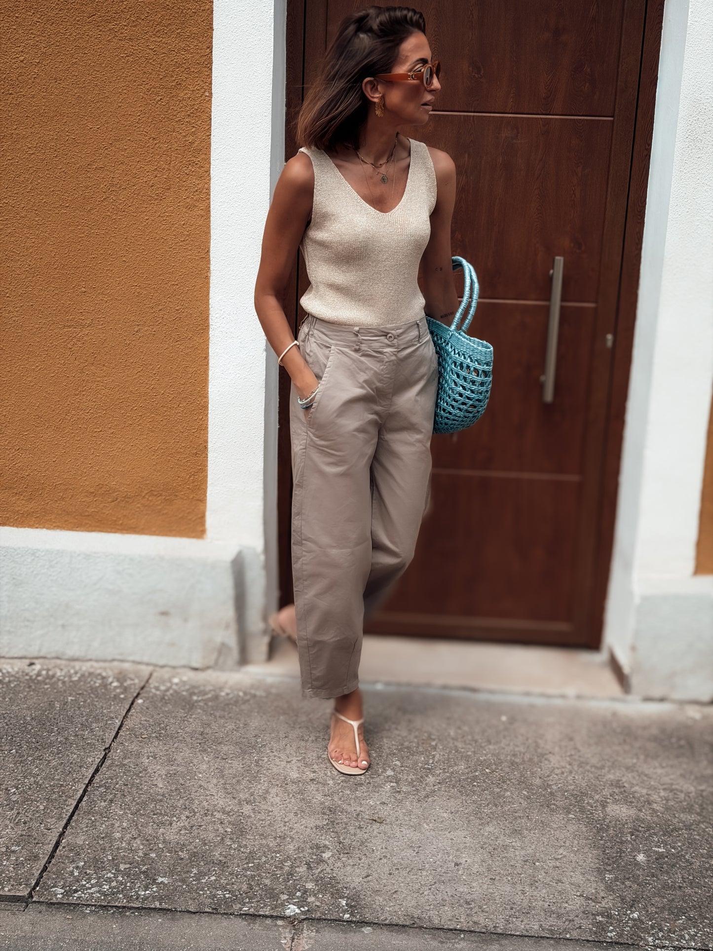 Top lurex Bosque