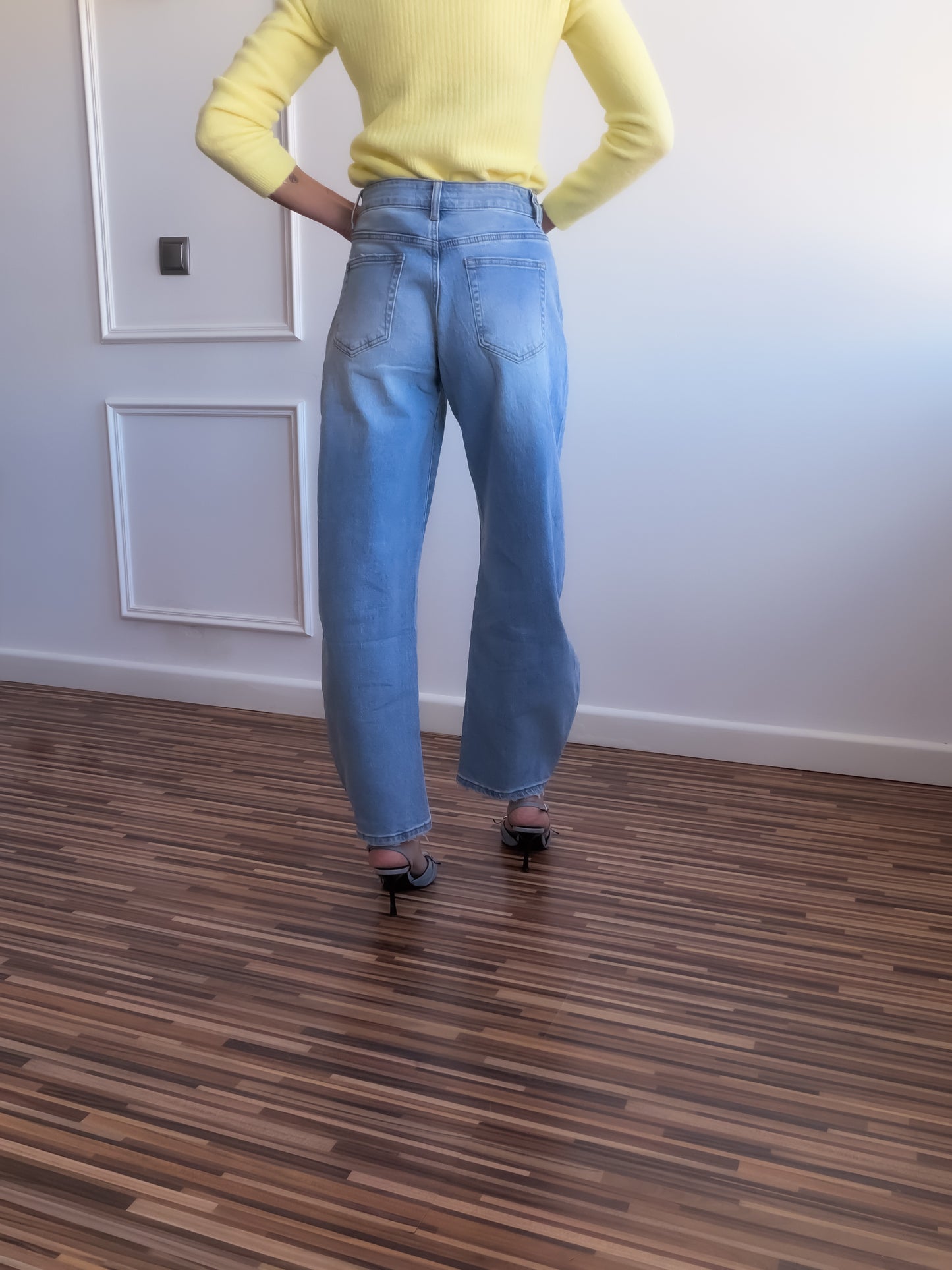 Pantalón denim barrel PORTUGAL