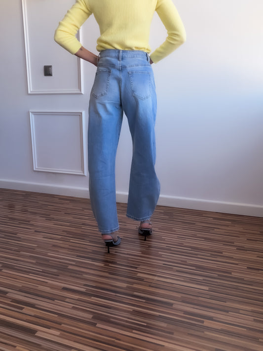 Pantalón denim barrel PORTUGAL