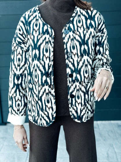 Chaqueta acolchada Étnica