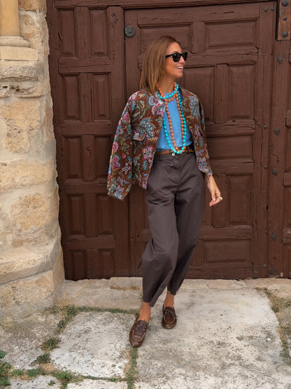 Bomber jacquard BLOOM