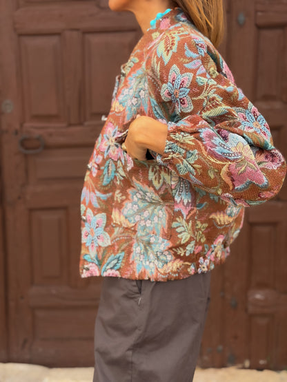 Bomber jacquard BLOOM