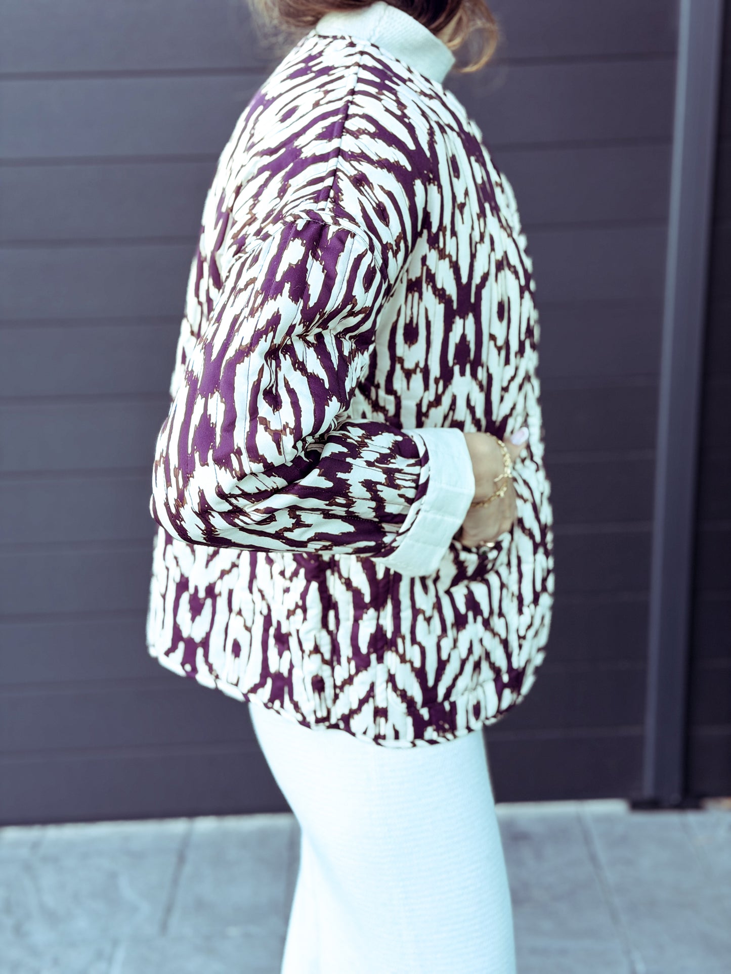 Chaqueta acolchada Étnica