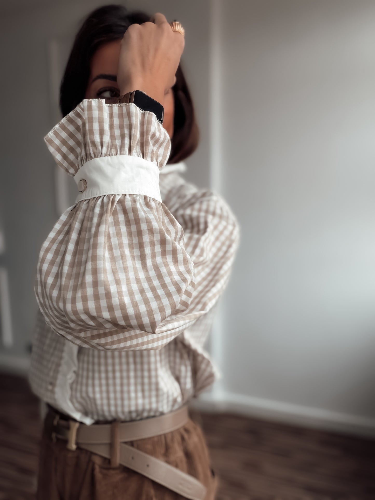 Camisa Vichy smoking