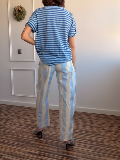 Pantalones balloon STRIPES