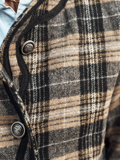 Chaqueta cuadros FRANCIA