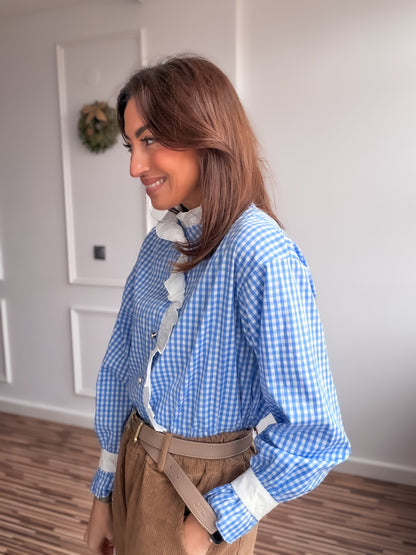 Camisa Vichy smoking