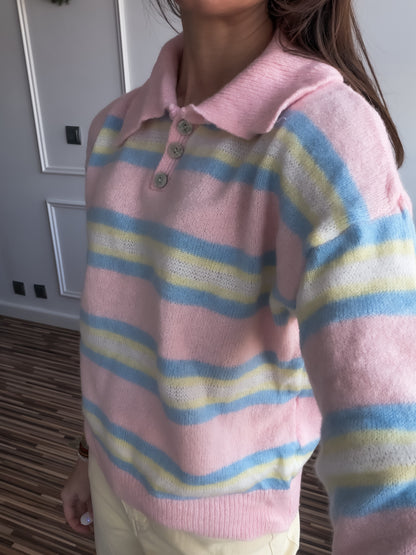 Polo rayas CASHMERE